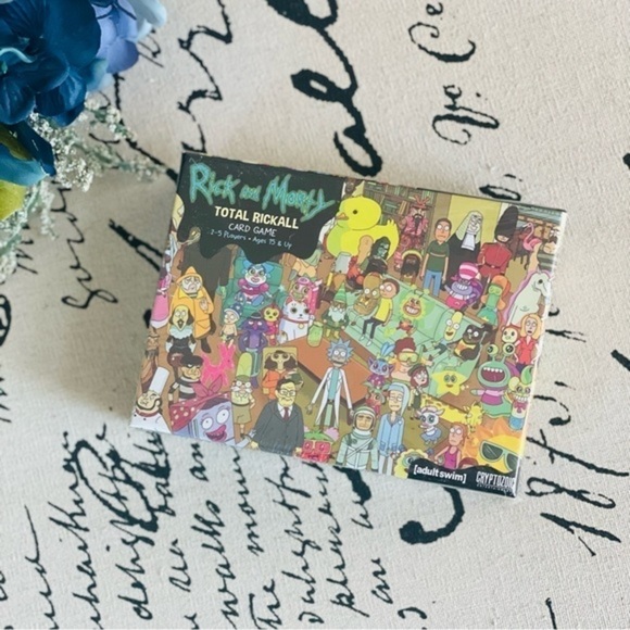 🏷️ 4/$25 NWT Rick & Morty Total Rickall Cooperative Card Game - Picture 4 of 5